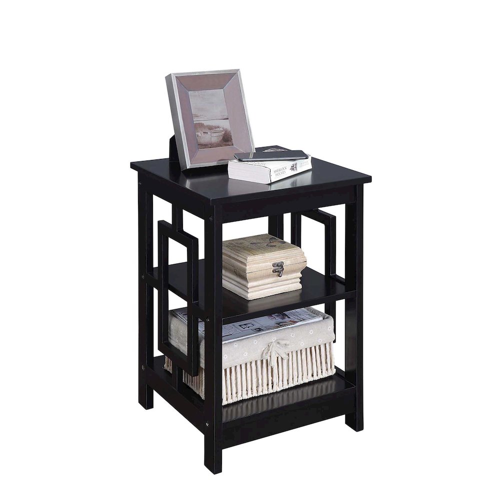 Town Square End Table with Shelves. Picture 3