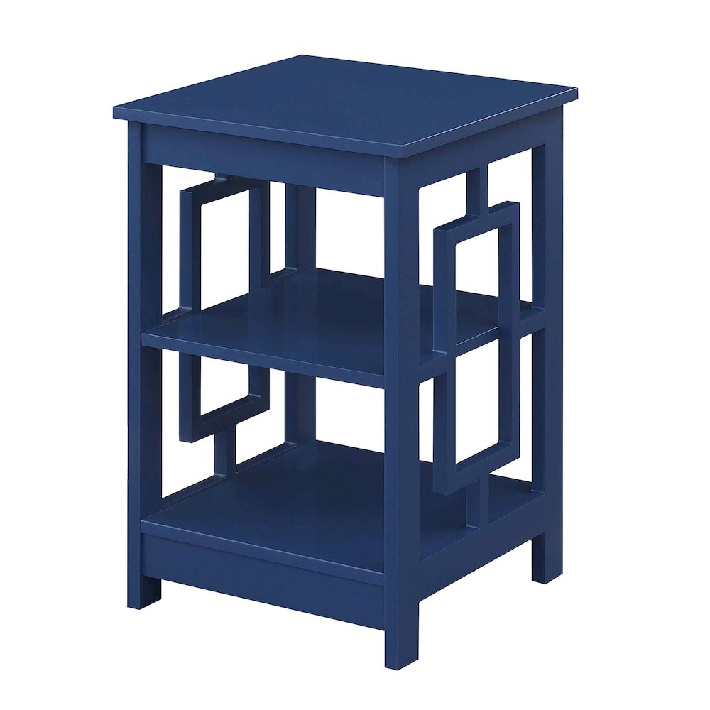 Town Square End Table with Shelves. Picture 1