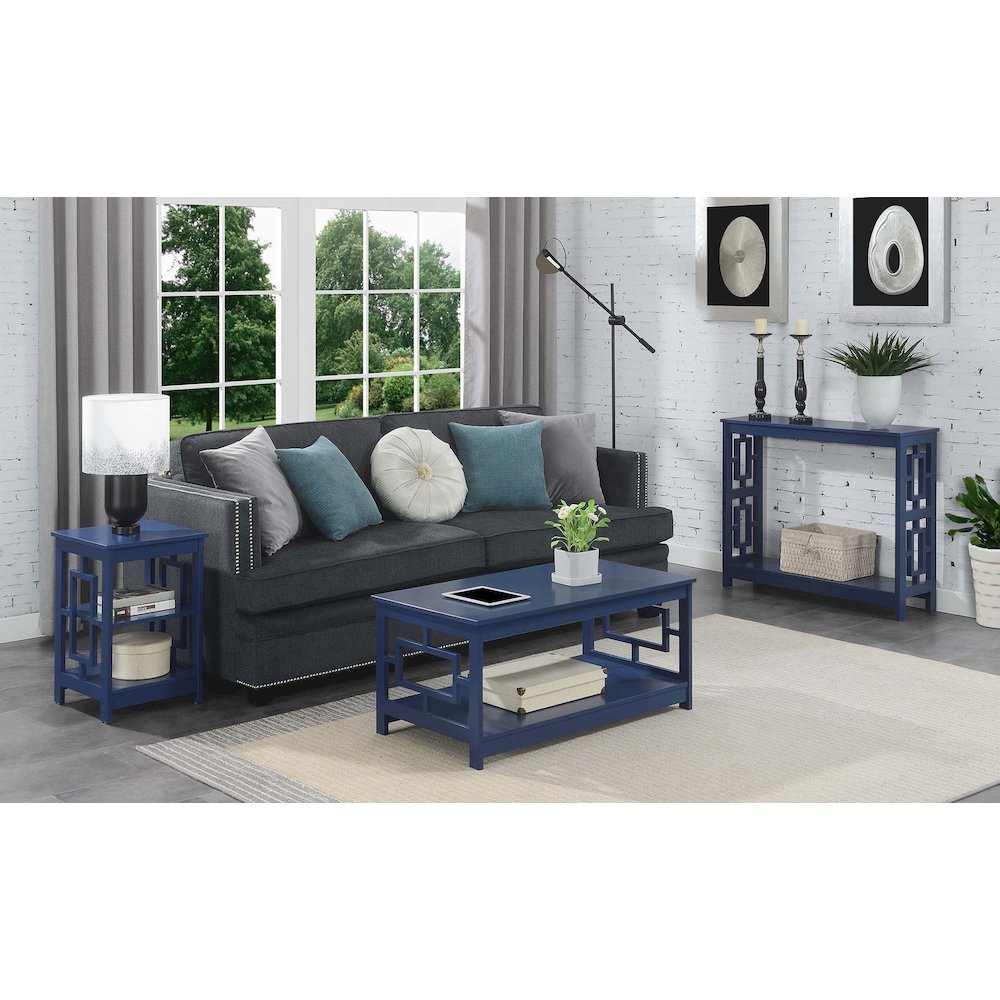 Town Square End Table with Shelves. Picture 4