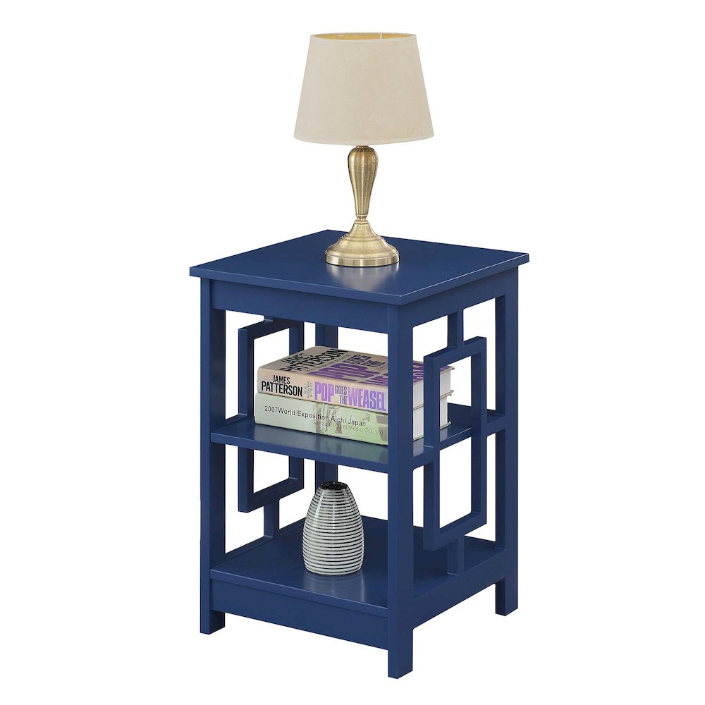 Town Square End Table with Shelves. Picture 2