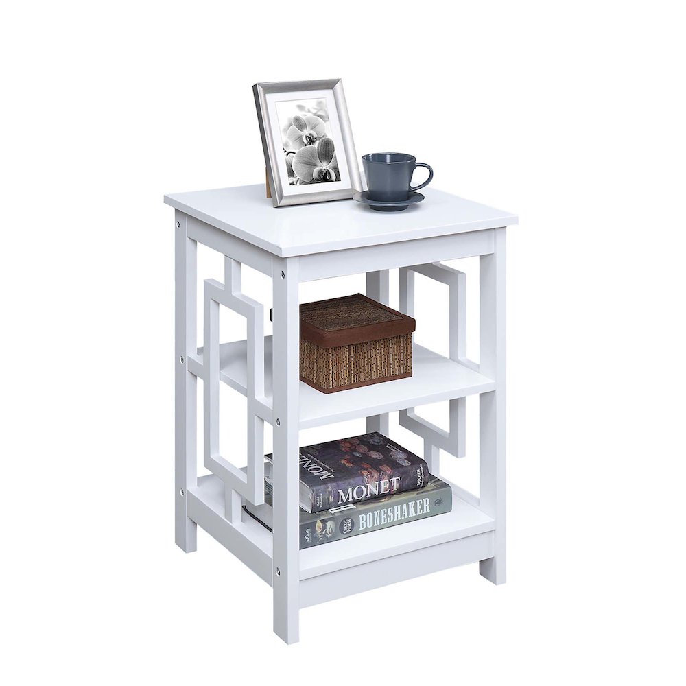 Town Square End Table with Shelves. Picture 2