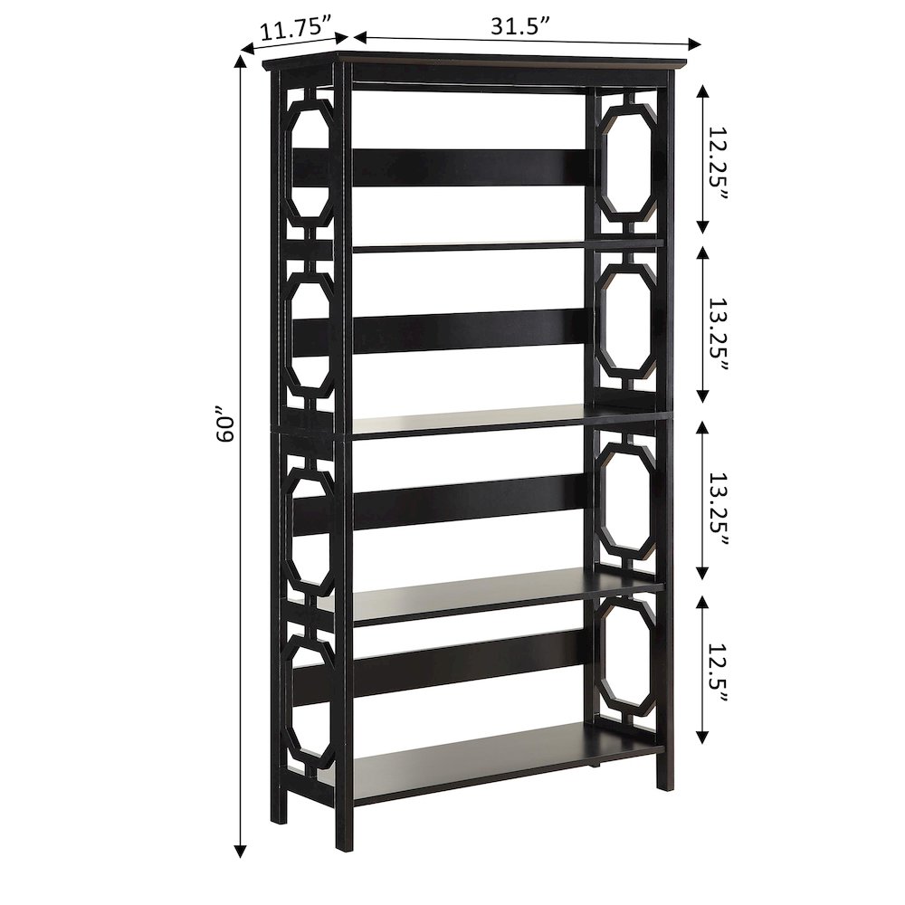 Omega 5 Tier Bookcase. Picture 4