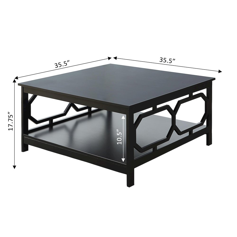 Omega Square 36" Coffee Table. Picture 4
