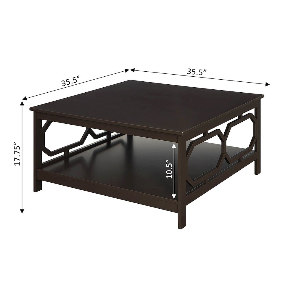 Omega Square 36" Coffee Table. Picture 4