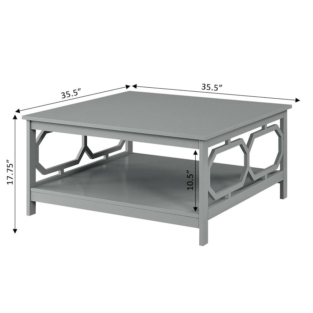 Omega Square 36" Coffee Table. Picture 6