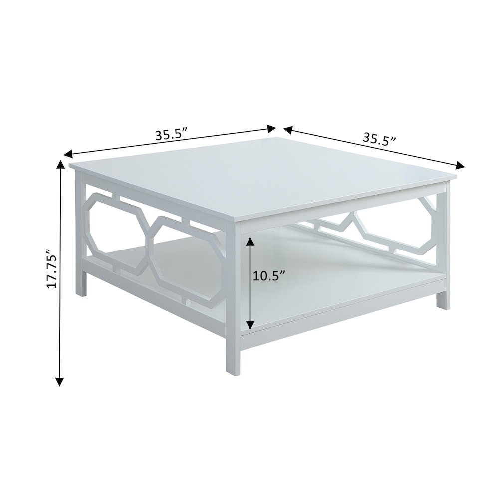 Omega Square 36" Coffee Table. Picture 4