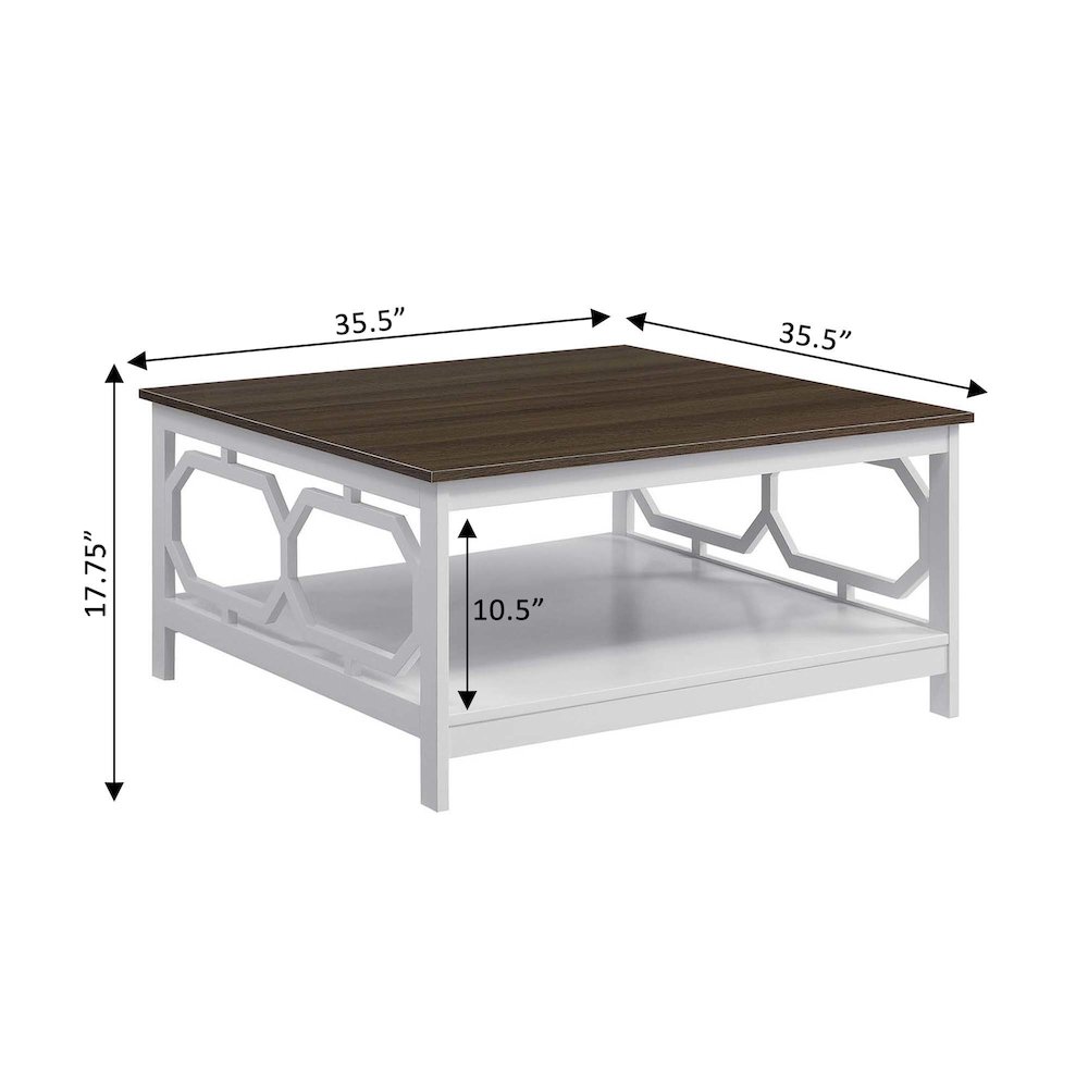Omega Square 36" Coffee Table. Picture 4