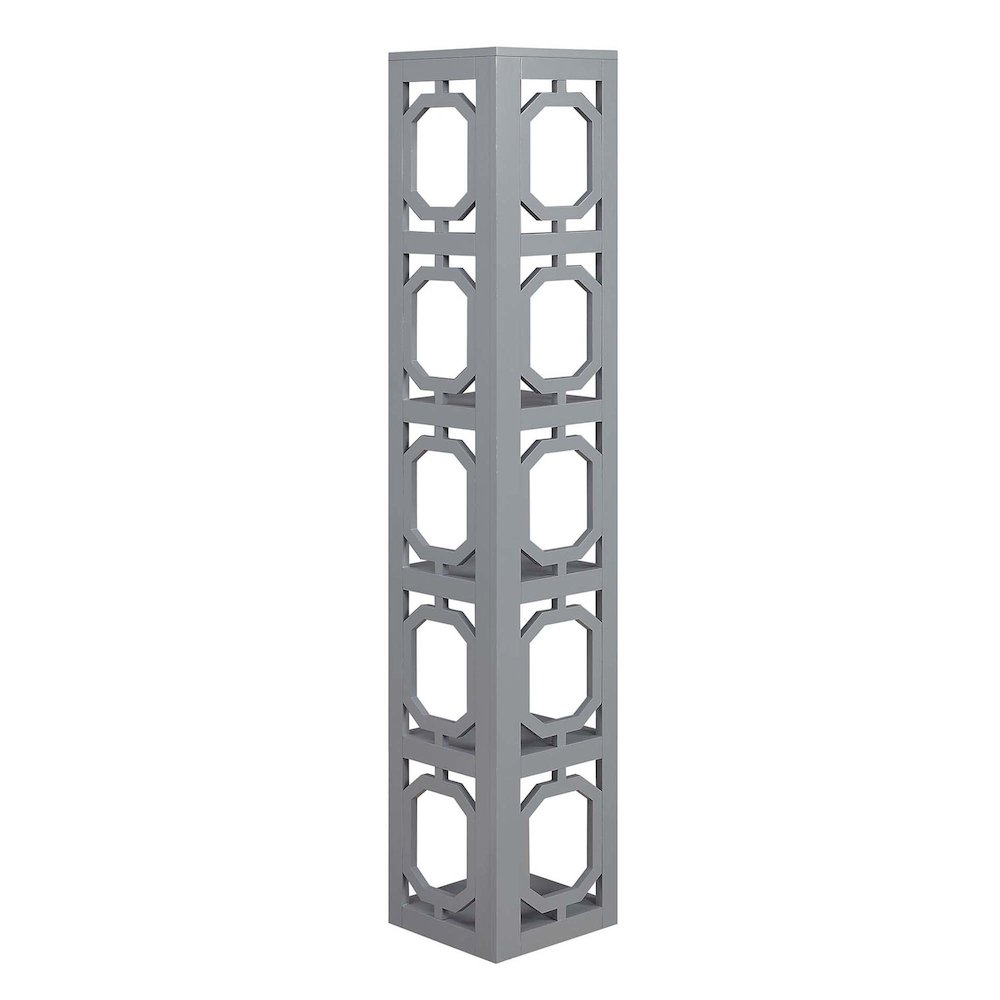 Omega 5 Tier Corner Bookcase. Picture 4