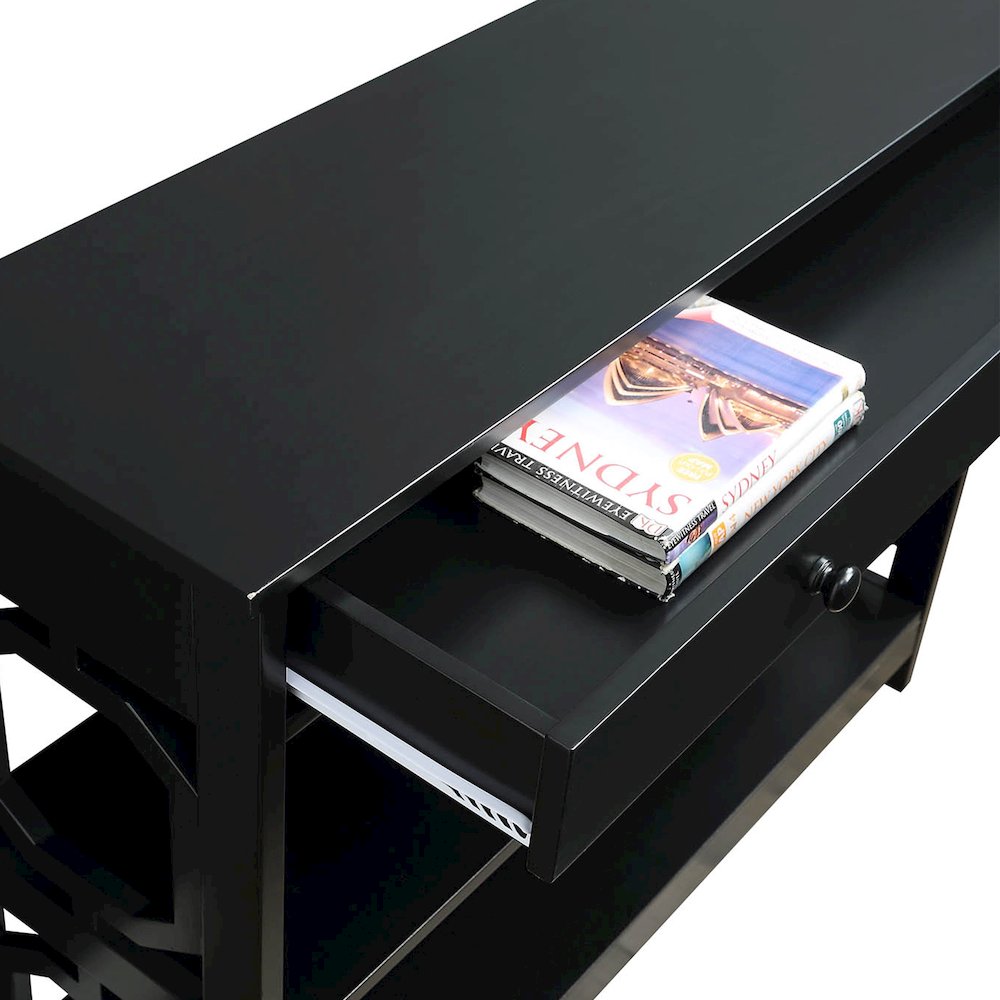 Omega 1 Drawer Console Table. Picture 4