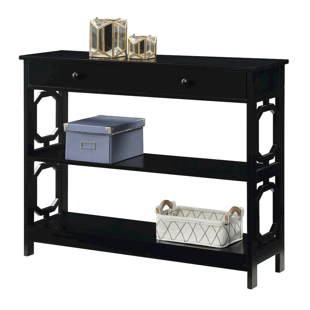 Omega 1 Drawer Console Table. Picture 3