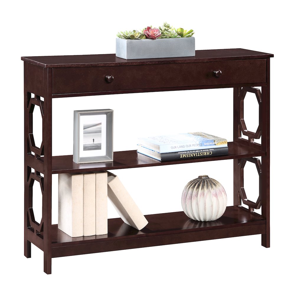 Omega 1 Drawer Console Table. Picture 3
