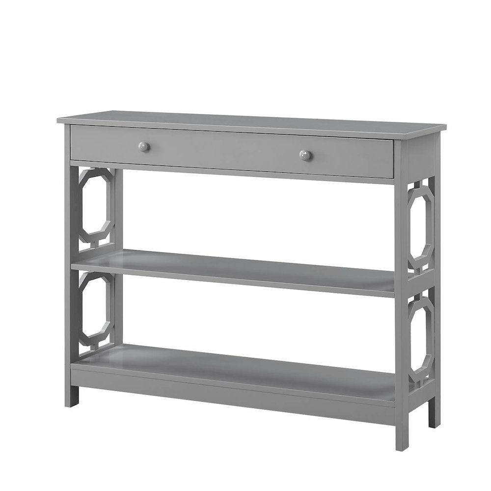 Omega 1 Drawer Console Table. Picture 1