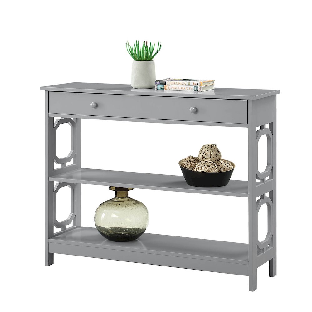 Omega 1 Drawer Console Table. Picture 3