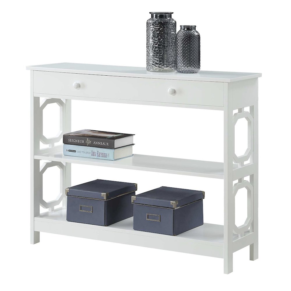 Omega 1 Drawer Console Table. Picture 3