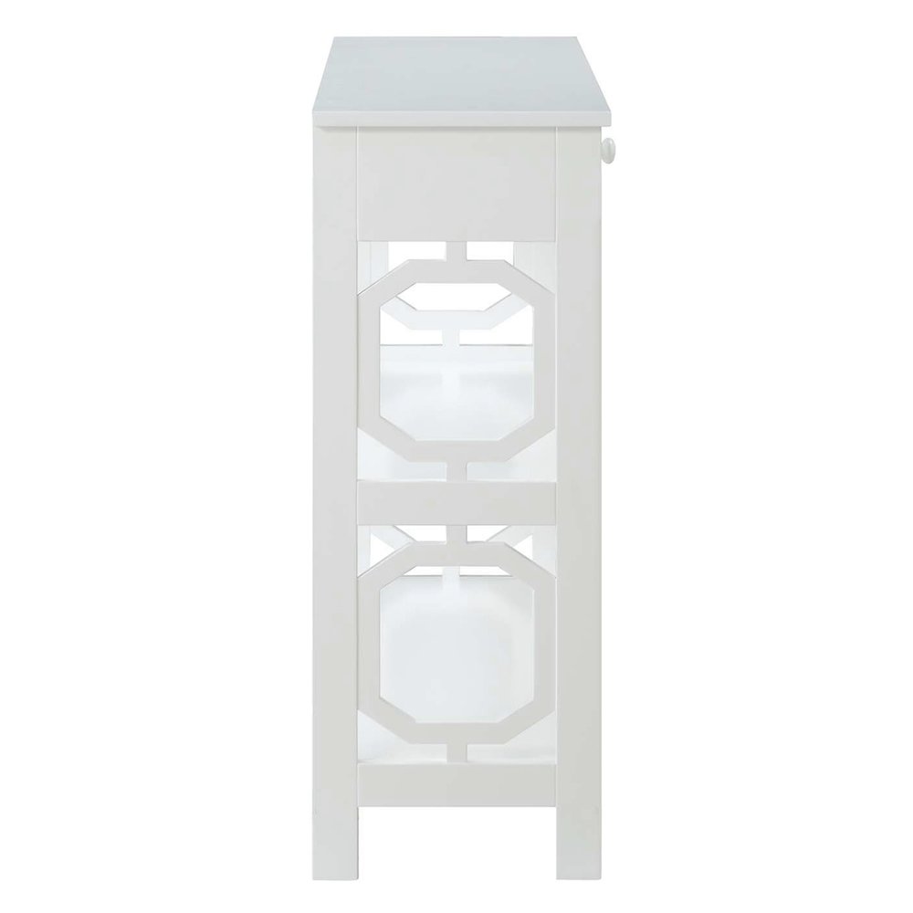 Omega 1 Drawer Console Table. Picture 5