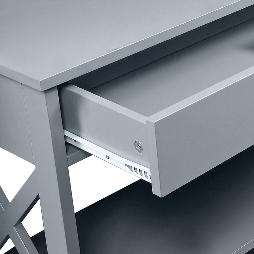 Oxford 1 Drawer Console Table with Shelves. Picture 3