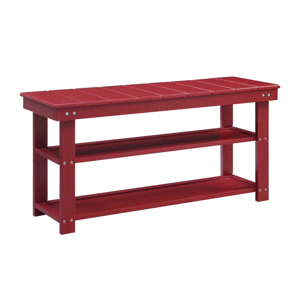 Oxford Utility Mudroom Bench with Shelves. Picture 1