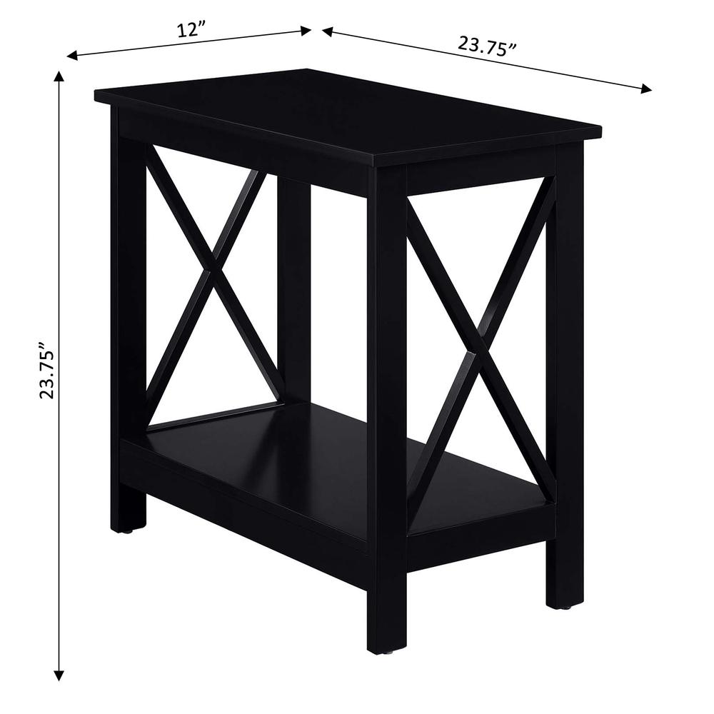 Oxford Chairside End Table with Shelf, S20-399. Picture 4