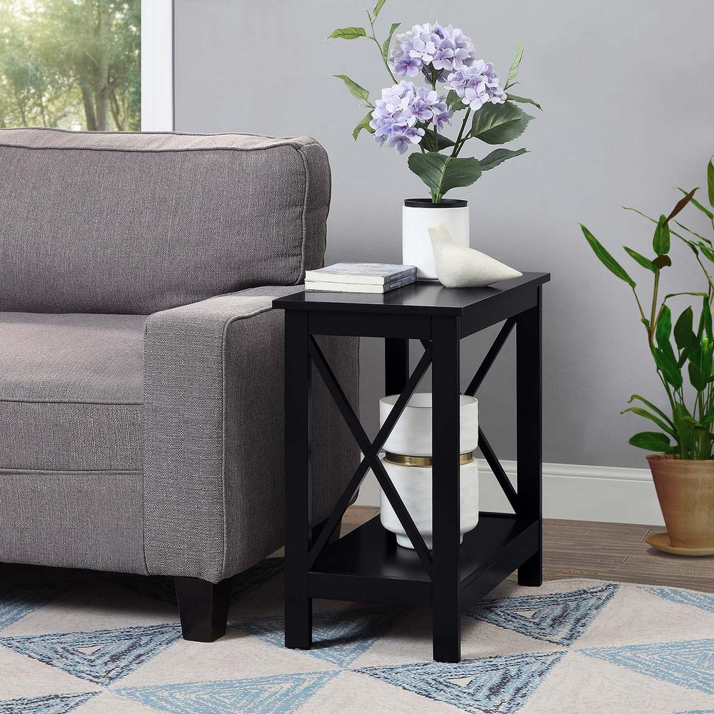 Oxford Chairside End Table with Shelf, S20-399. Picture 3