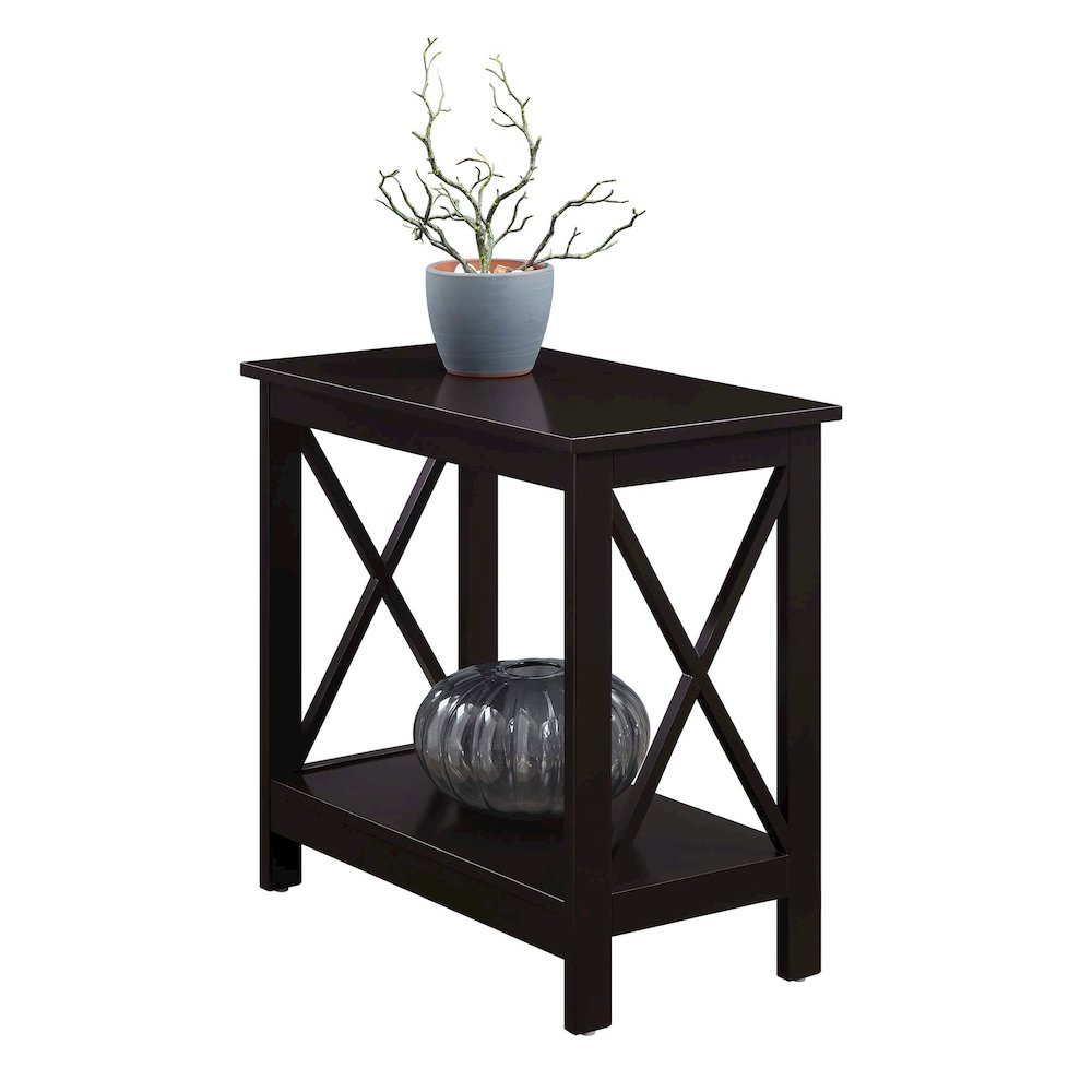 Oxford Chairside End Table with Shelf, S20-401. Picture 3