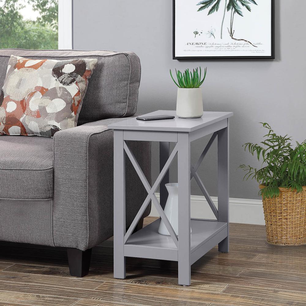 Oxford Chairside End Table with Shelf, S20-402. Picture 3