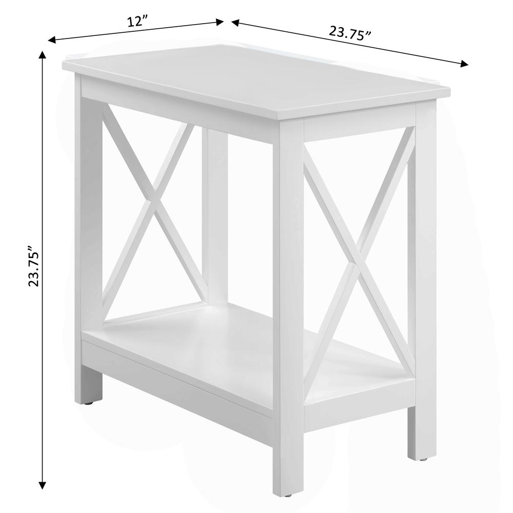 Oxford Chairside End Table with Shelf, S20-400. Picture 4