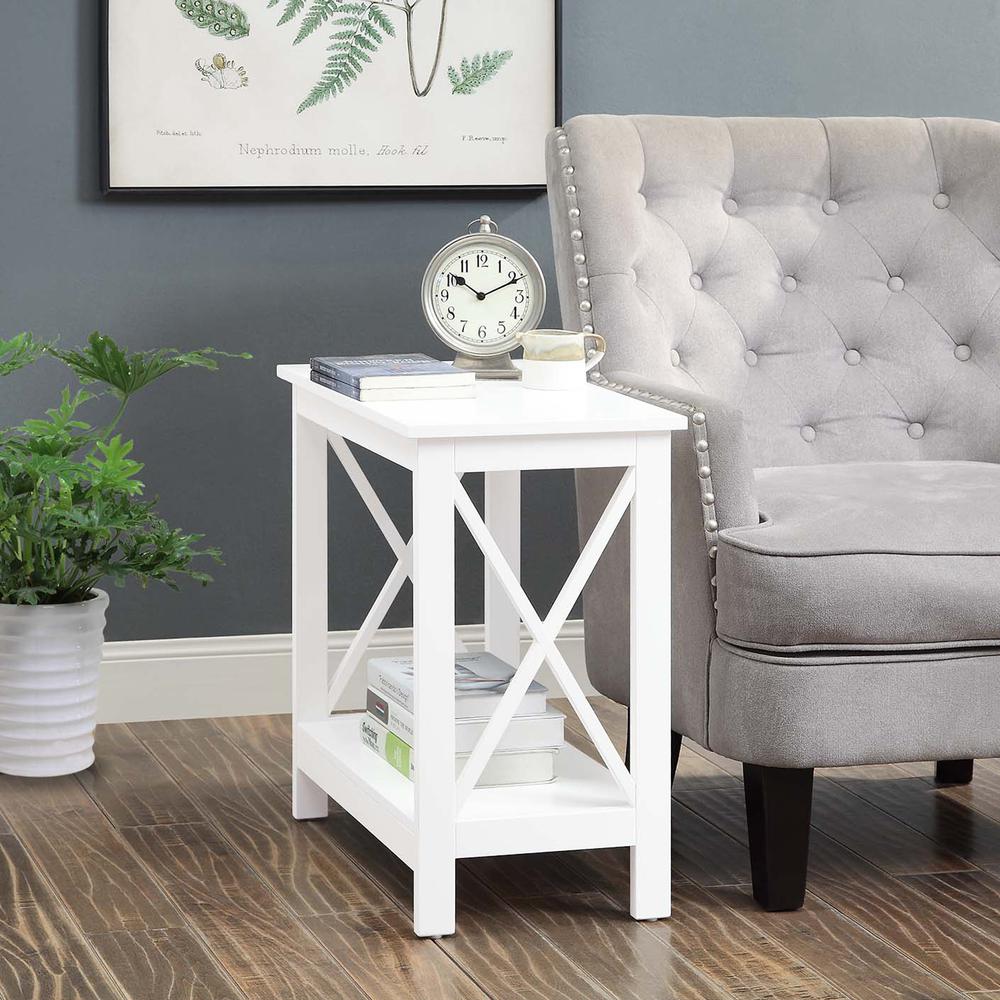Oxford Chairside End Table with Shelf, S20-400. Picture 3