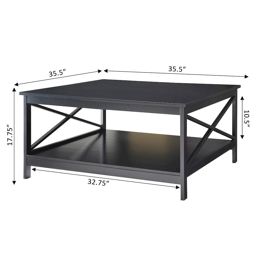 Oxford 36" Square Coffee Table. Picture 5