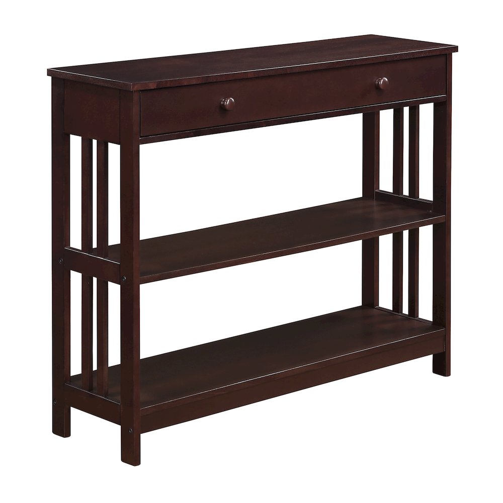 Mission 1 Drawer Console Table. Picture 1