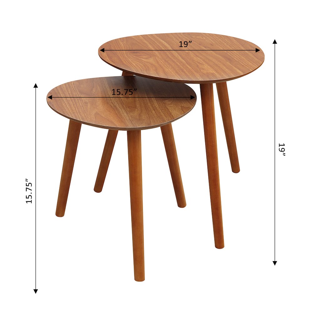 Oslo Java Nesting End Tables. Picture 5