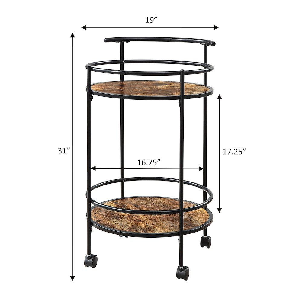 Designs2Go Charlie Serving Bar Cart. Picture 7