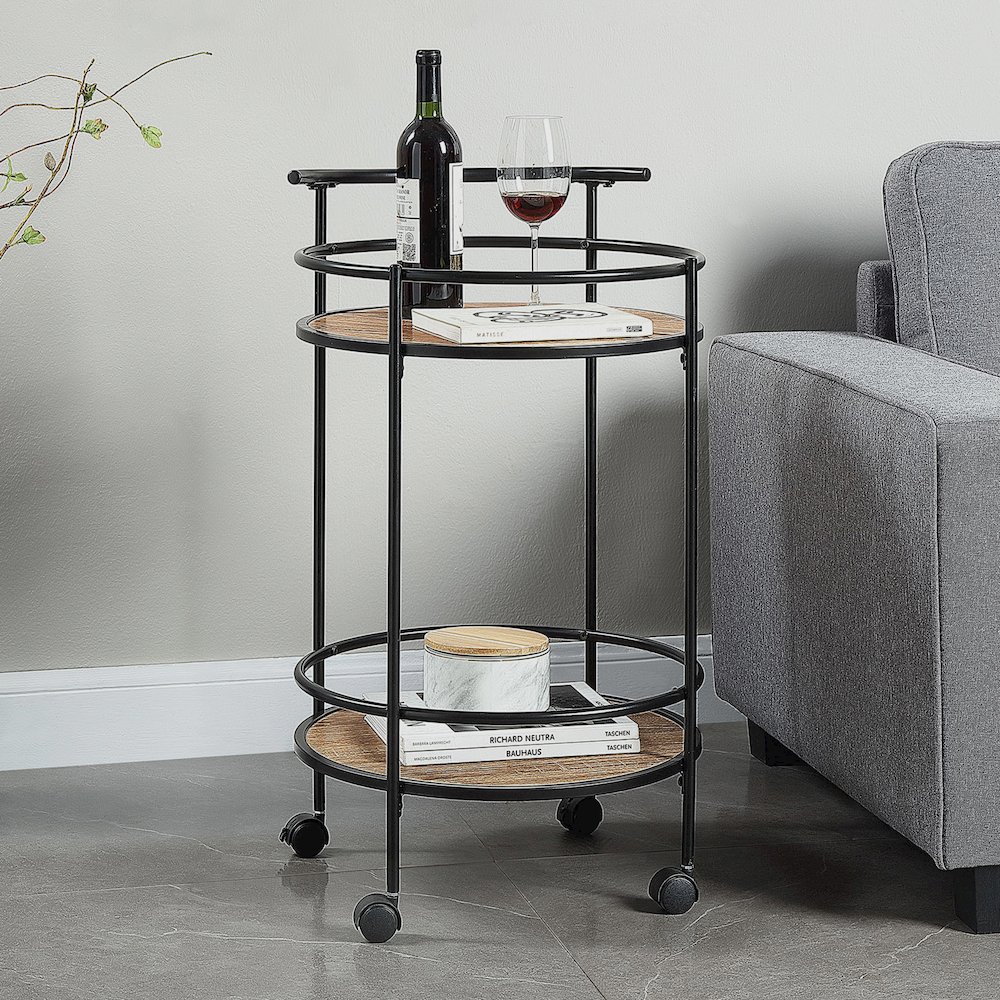 Designs2Go Charlie Serving Bar Cart. Picture 2