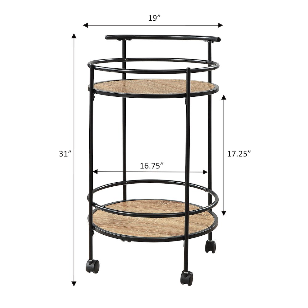 Designs2Go Charlie Serving Bar Cart. Picture 7