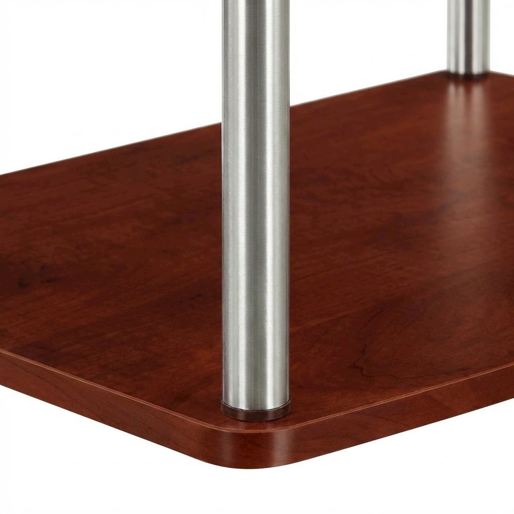 3-Tier TV Stand in Black for TVs Up to 37 Inches. Picture 7