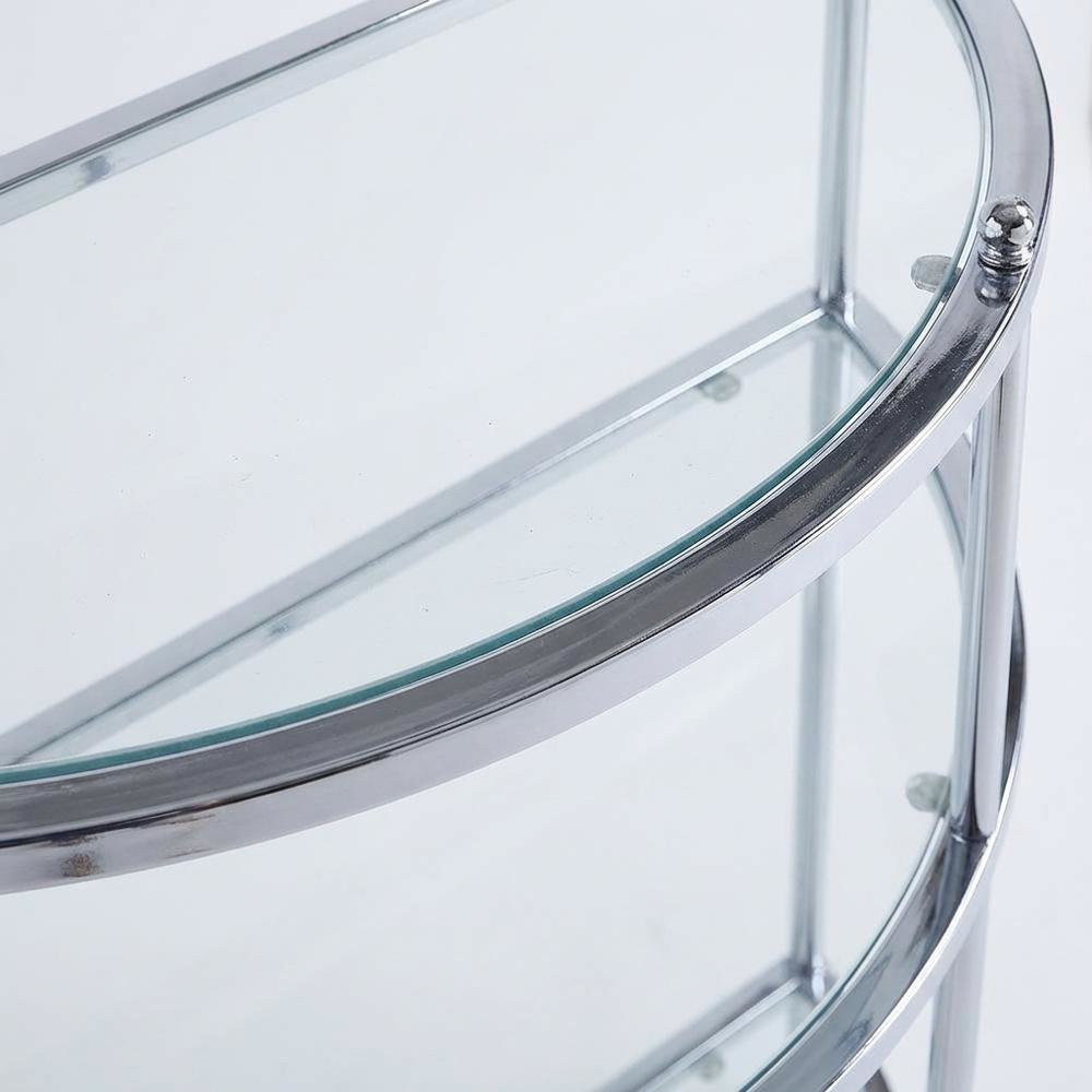 Accent table in sleek design with sturdy construction for versatile space use. Picture 6