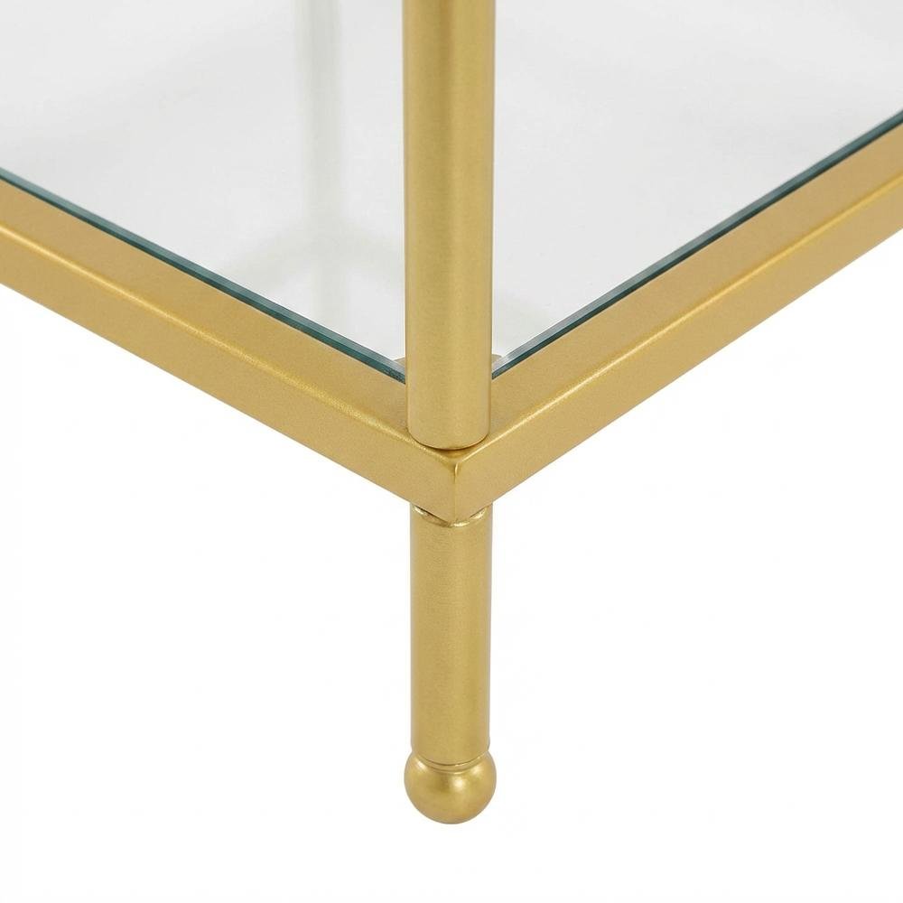 Wood Finish End Table with Smooth Surface and Sturdy Support. Picture 5