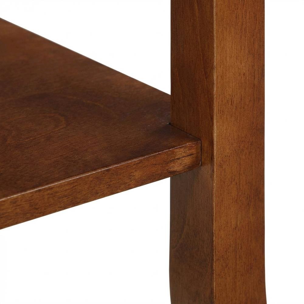 Wooden End Table with Drawer and Slide for Living Room Decor. Picture 5