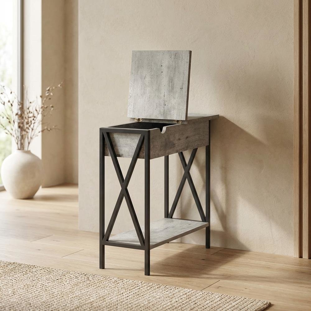 Modern Flip Top Coffee Table with Easy-Lift Mechanism and Compact Design. Picture 3