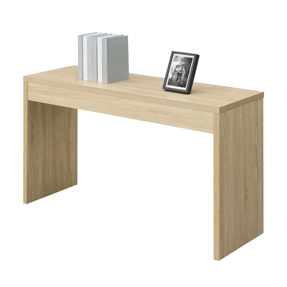Console Table Desk, White, 48 Inch, Entryway, Woodgrain. Picture 4