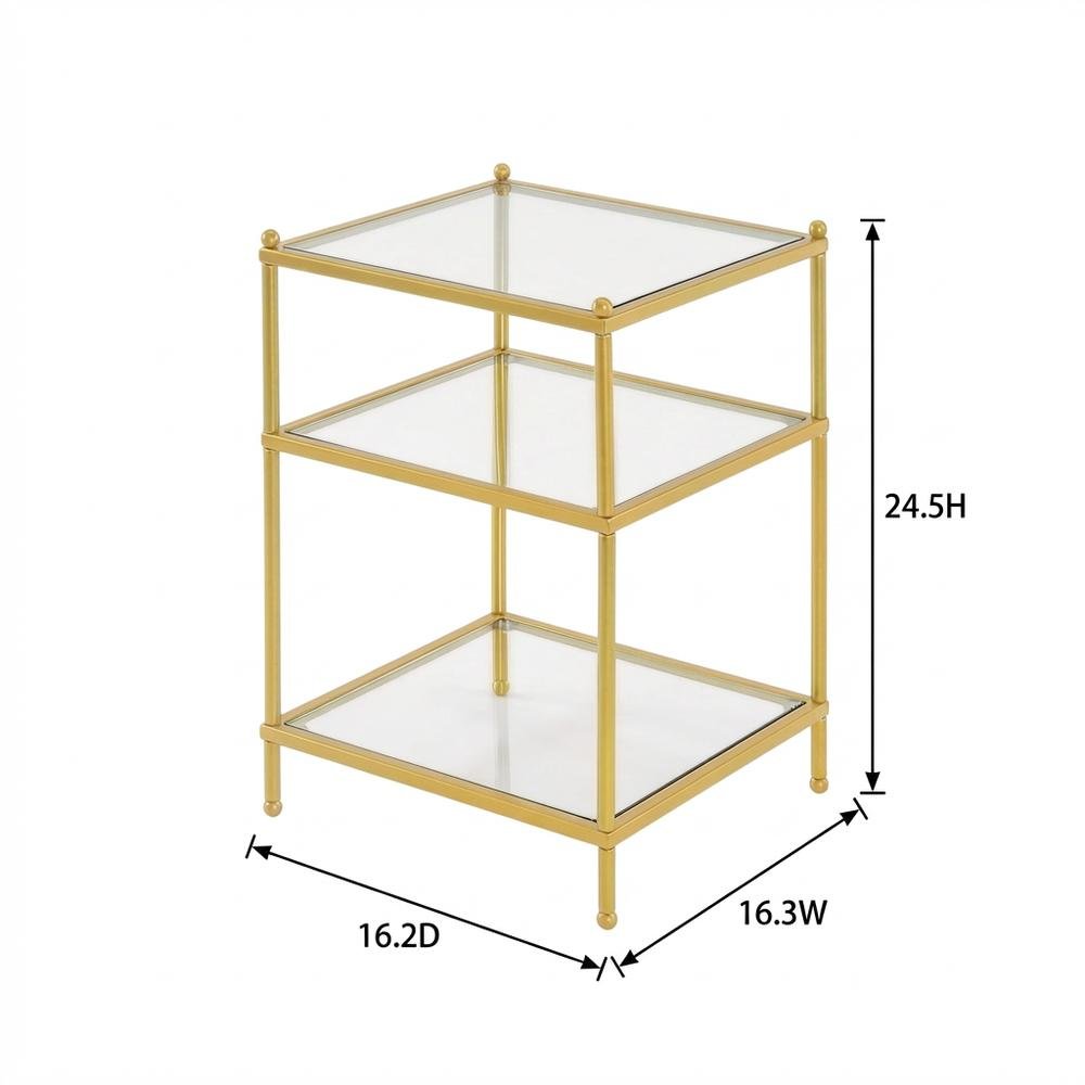 Wood Finish End Table with Smooth Surface and Sturdy Support. Picture 7