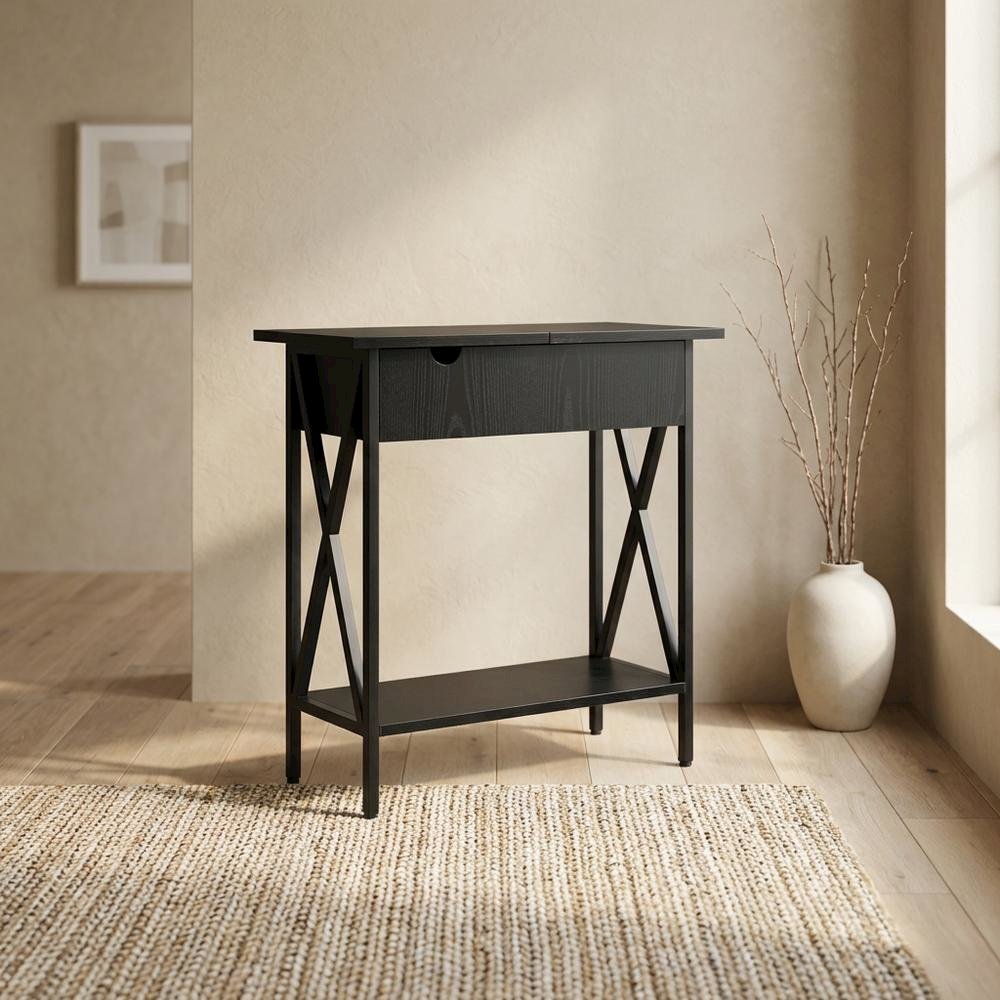 Contemporary Flip Top Coffee Table with Sturdy Construction and Compact Design. Picture 3