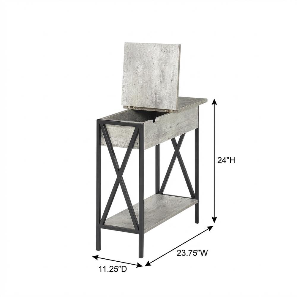 Modern Flip Top Coffee Table with Easy-Lift Mechanism and Compact Design. Picture 7