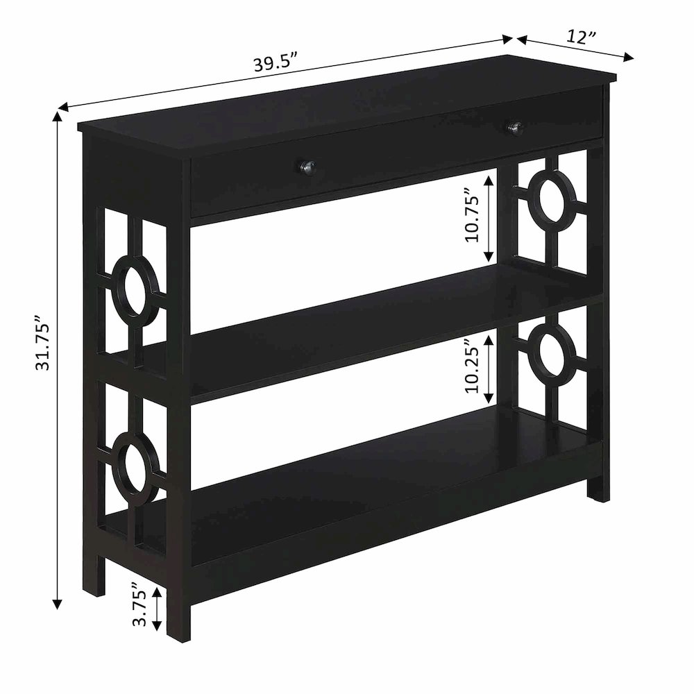 Ring 1 Drawer Console Table. Picture 7