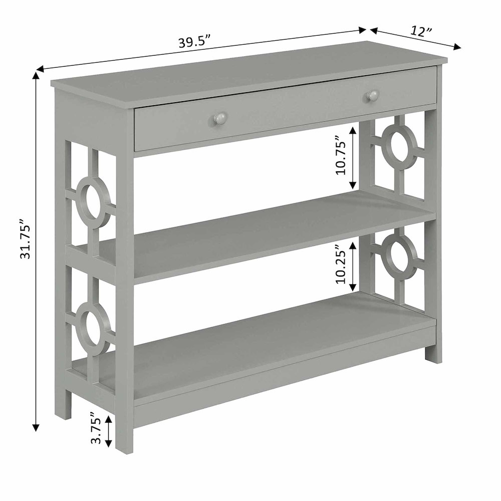 Ring 1 Drawer Console Table. Picture 7