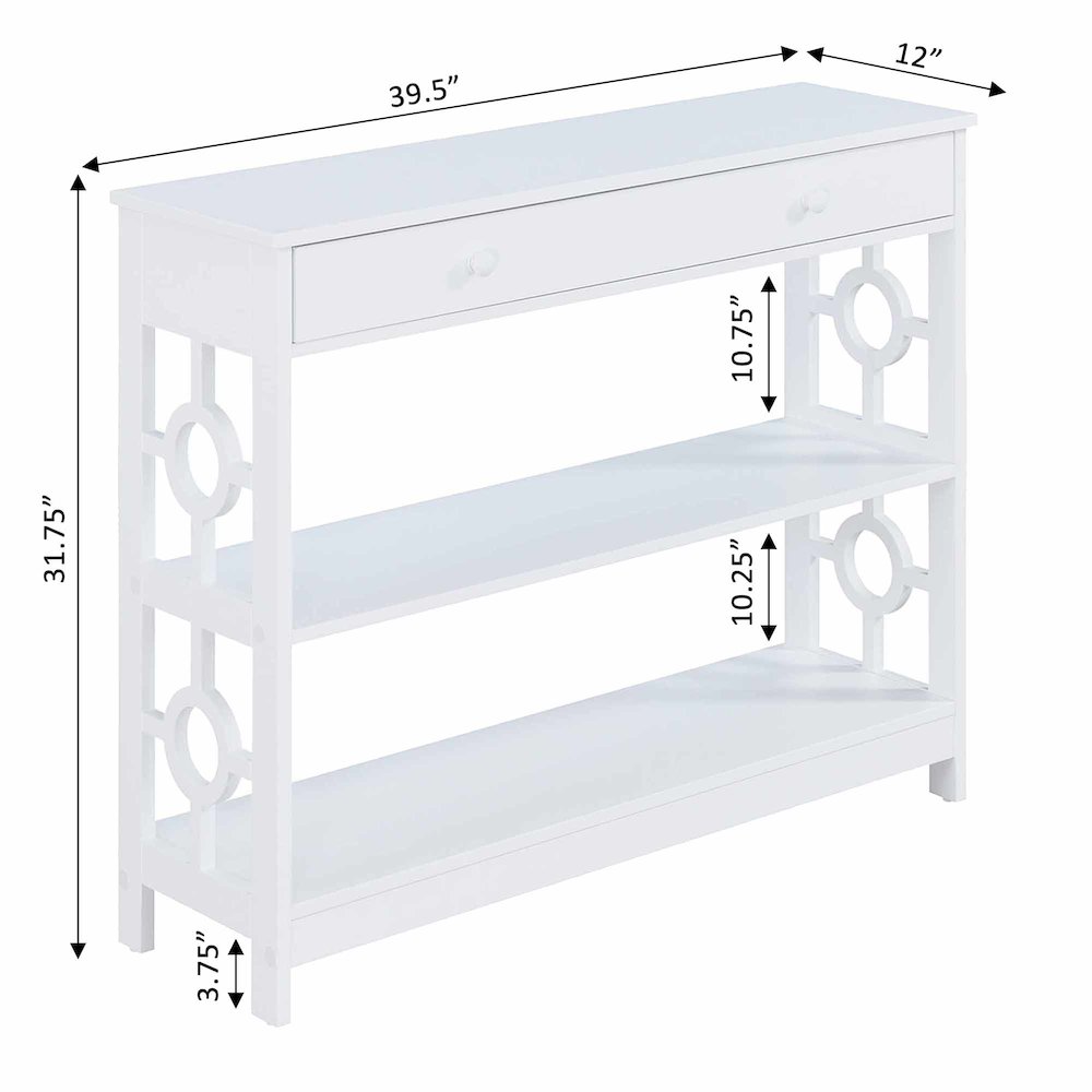 Ring 1 Drawer Console Table. Picture 8