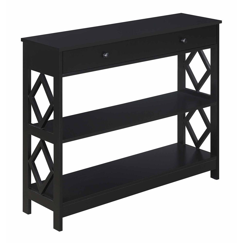 Diamond 1 Drawer Console Table. Picture 2