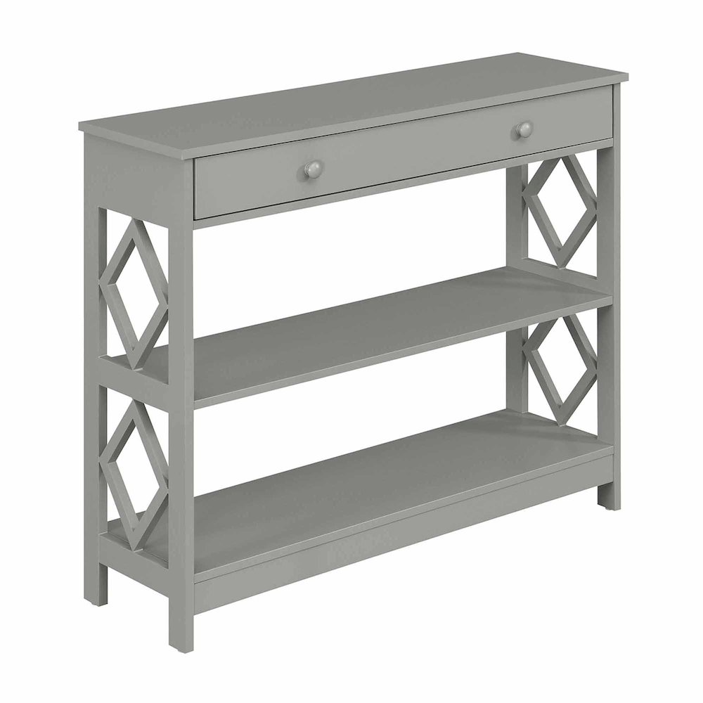Diamond 1 Drawer Console Table. Picture 1