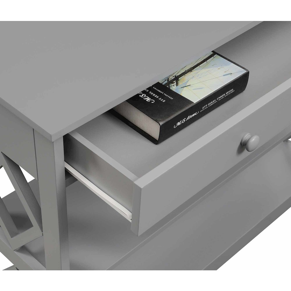 Diamond 1 Drawer Console Table. Picture 5