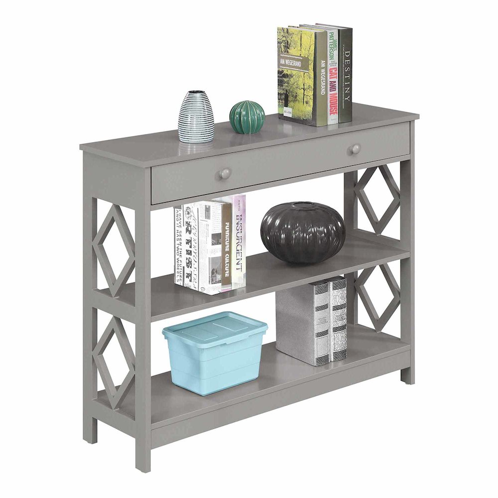 Diamond 1 Drawer Console Table. Picture 3