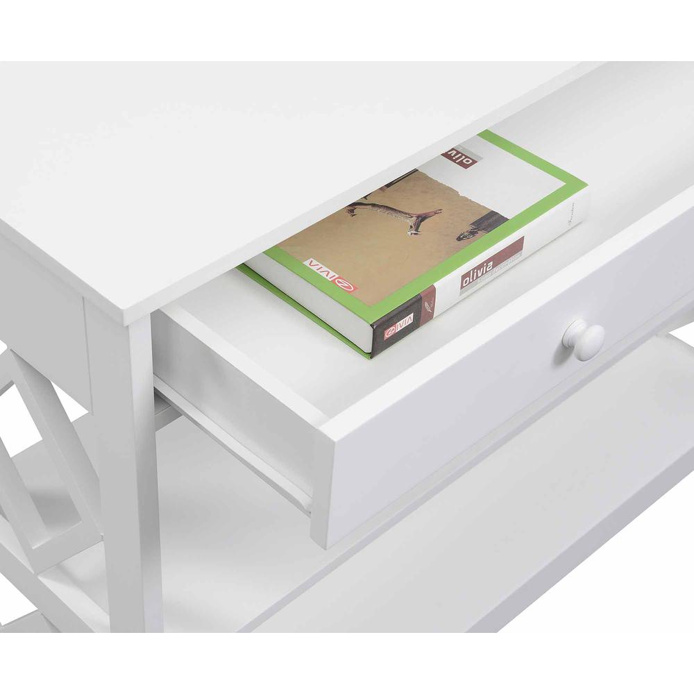 Diamond 1 Drawer Console Table. Picture 4